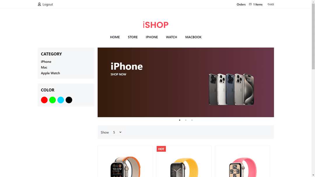 iShop - An Ecommerce Platform